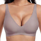 💗50K+ SOLD!!💕Womens Comfortable Wireless Bras Push Up Bralettes Seamless Tshirts Bras Deep V Everyday Bras