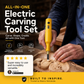 📢📢50% OFF !! ⏰ All-in-One Electric Carving Tool Set 50% OFF! Precise, powerful, versatile – perfect for wood, linoleum & DIY projects. 🔥🎨