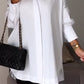 🎁2024 New Year Hot Sale✨Lapel Slit Shirt😇