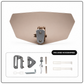 ❄️Summer Sale: 50% Off!🏍️Adjustable Motorcycle Wind Deflector – Universal Windscreen Spoiler to Reduce Helmet Vibration, Wind Noise, and Turbulence