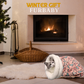 🐱 Plush Cave-Style Sleeping Bag for Cats