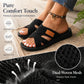Wide Feet Comfortable Open Toe Flat Sandals