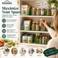 Space-Saving Kitchen Spice Organizer with Dividers