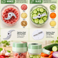 4 In 1 Handheld Electric Vegetable Cutter Set