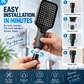 Premium 4-Mode High Pressure Shower Head