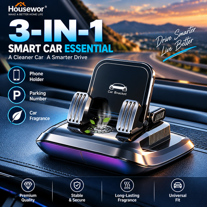 3-in-1 Car Phone Holder
