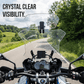 ❄️Summer Sale: 50% Off!🏍️Adjustable Motorcycle Wind Deflector – Universal Windscreen Spoiler to Reduce Helmet Vibration, Wind Noise, and Turbulence