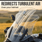 ❄️Summer Sale: 50% Off!🏍️Adjustable Motorcycle Wind Deflector – Universal Windscreen Spoiler to Reduce Helmet Vibration, Wind Noise, and Turbulence