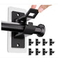 Heavy-Duty Self-Adhesive Rod Support Brackets