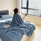 💫2025 Hot Sale🛏️Thickened rabbit plush&milk velvet cover blanket
