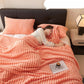 💫2025 Hot Sale🛏️Thickened rabbit plush&milk velvet cover blanket