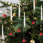 🎄Christmas Tree Led Candles with Clear Crystal Ball Hook