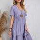 🔥Hot Sale 49% OFF💝Retro V-neck Loose Casual Dress