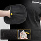 Reusable electrostatic glove for removing pet hair