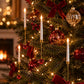 🎄Christmas Tree Led Candles with Clear Crystal Ball Hook