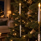 🎄Christmas Tree Led Candles with Clear Crystal Ball Hook