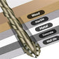 New Four-Flute Sawtooth Eccentric Drill Bit Set(1 Set 4 PCS)