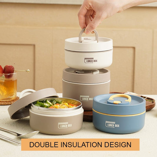 🎁Hot SALE 50% OFF🔥Microwaveable Stainless Steel Insulated Lunch Box Set