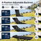 🪑  Portable, adjustable folding chair for outdoor use—lightweight, sturdy, and versatile—perfect for the garden, camping, the beach, or the patio—easy to carry and set up 🏕️✨