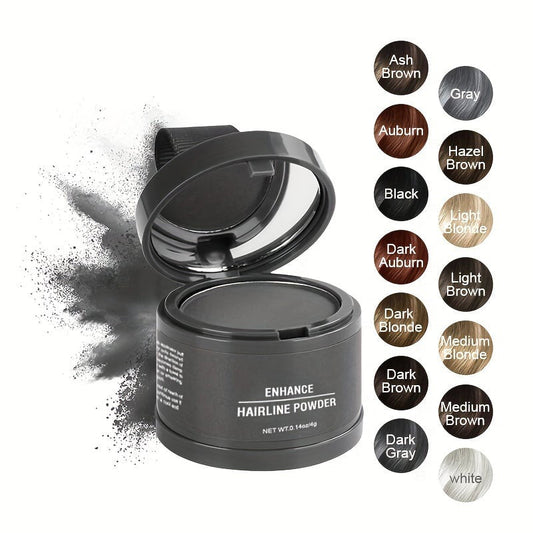 🎉53K+ Sold 💇 Hairline Powder Fit All Hair Color, Waterproof Root Touch Up Concealer For Grey & Sparse Hair