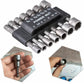 14-Piece Socket Wrench Set – Powerful hex grip, fits all common sizes. DIY repairs, save on garage costs. A must-have! 🛠️💰