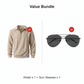 🔥New arrivals offer-Men's Casual Half-Zip Cable-Knit Sweater