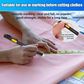 ✂️🔥 Heat-Erasable Fabric Marking Pens – Precision Sewing Set with 20 Refills