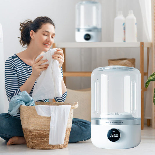 🔥Last Day Sale 50% OFF😍Portable Rechargeable Mini Washing Machine for Underwear！