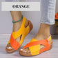 🔥Hot Sale 50%OFF 🏖️Women's Ultra Comfortable Slope Heel Orthopaedic Sandals