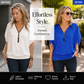 ✨Women's Chiffon Zip-up Neck Casual Top