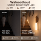 ✨ Walnoothout Motion Sensor Night Light – High-End Aesthetics, Magnetic & Energy-Saving (Designer Lighting for Stylish Interiors & Safe Navigation!)