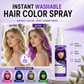 🌈 50% OFF! Temporary Hair Color Spray – Instant purple highlights, washable & gentle. No residue, no damage. Try a new look today! 🌟💜