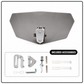 ❄️Summer Sale: 50% Off!🏍️Adjustable Motorcycle Wind Deflector – Universal Windscreen Spoiler to Reduce Helmet Vibration, Wind Noise, and Turbulence