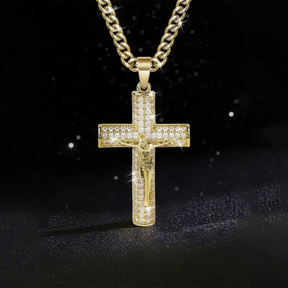 📢📢60 % OFF !!✝️Jesus Crucifix Pendant Necklace