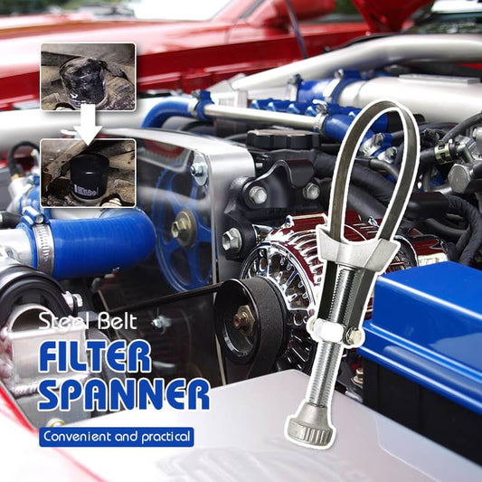 NEW Auto Car Diameter Adjustable Oil Filter Removal Strap Wrench Tool,Car Oil Filter Wrench.