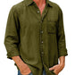 🔥Mens Long Sleeve Button Down Shirt