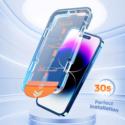 🔥4K HD/Anti-Peeping Tempered Glass Screen Protector with Auto Dust-elimination Installation for iPhone