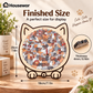 🎁🧩135-Piece Morandi-Colored Cat Shaped Wooden Jigsaw Puzzle