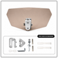 ❄️Summer Sale: 50% Off!🏍️Adjustable Motorcycle Wind Deflector – Universal Windscreen Spoiler to Reduce Helmet Vibration, Wind Noise, and Turbulence