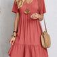 🔥Hot Sale 49% OFF💝Retro V-neck Loose Casual Dress