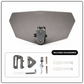 ❄️Summer Sale: 50% Off!🏍️Adjustable Motorcycle Wind Deflector – Universal Windscreen Spoiler to Reduce Helmet Vibration, Wind Noise, and Turbulence