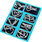 🧩 50% OFF FINAL DAY! 🔵 Metal Puzzle Ring (8-Piece Blue Version) - Challenging Brain Teaser for Logic Training & Stress Relief 🧠✨