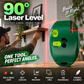 🔧90° Right‑Angle Laser Level Square | Infrared Line Marker for Tiling & DIY Projects