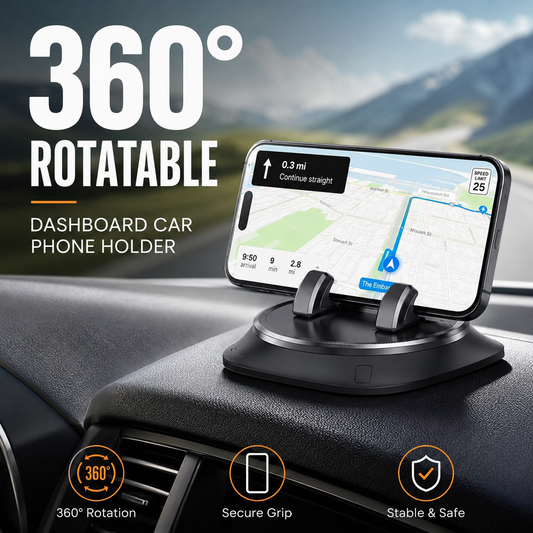 360° Rotatable Dashboard Car Phone Holder