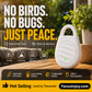 🏆🐦 Last Day Special Price £6.99‼️No more trouble from birds, beasts and locusts！Portable Ultrasonic Bird Repellent Keychain