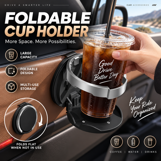 Foldable Car Cup Holder