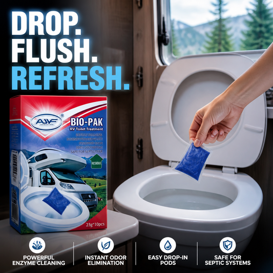 Portable RV Toilet Treatment Drop‑Ins | Odor Eliminator & Waste Digester