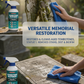 Cleaning and restoration spray for gravestones
