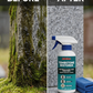 Cleaning and restoration spray for gravestones