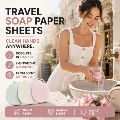 Travel Soap Paper Sheets